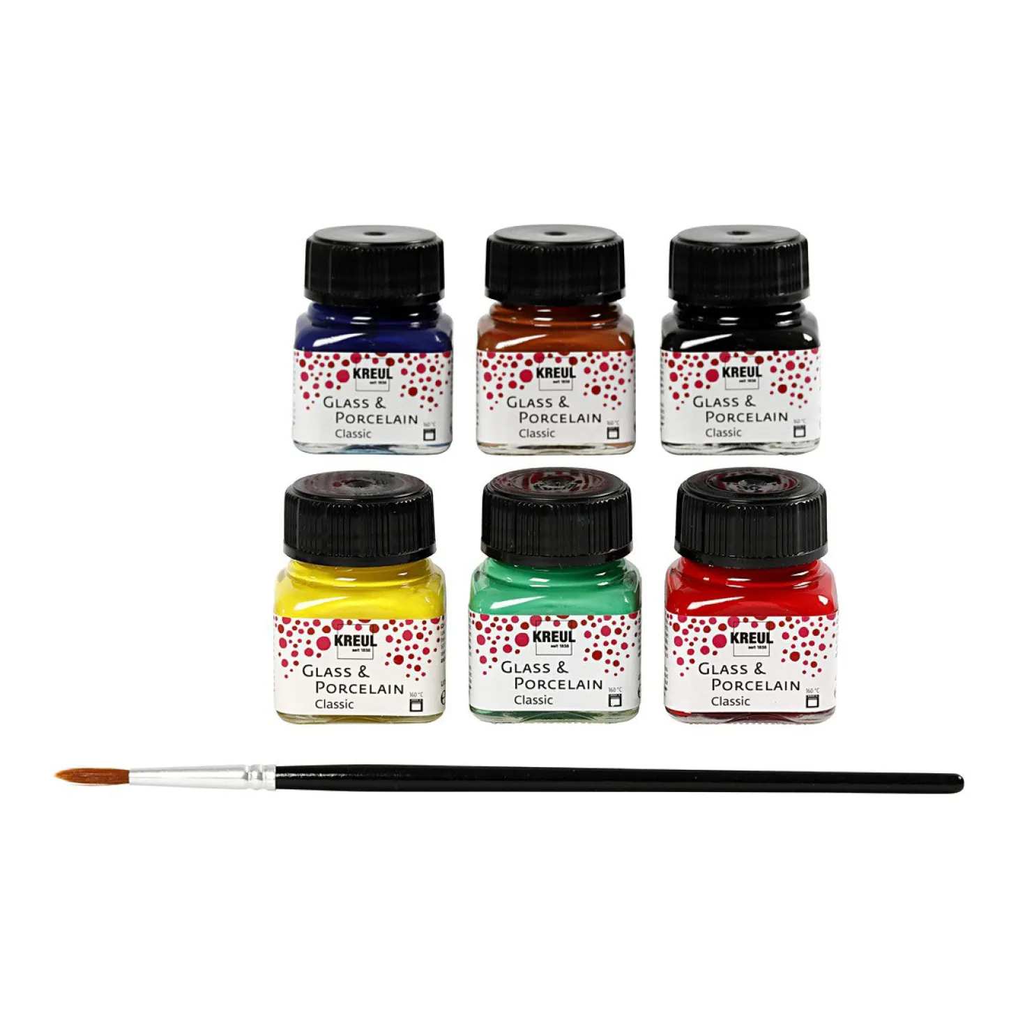 Glas- en Porseleinverf - Verschillende Kleuren