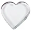 Glazen Hart Transparant 9x9cm, 10st.