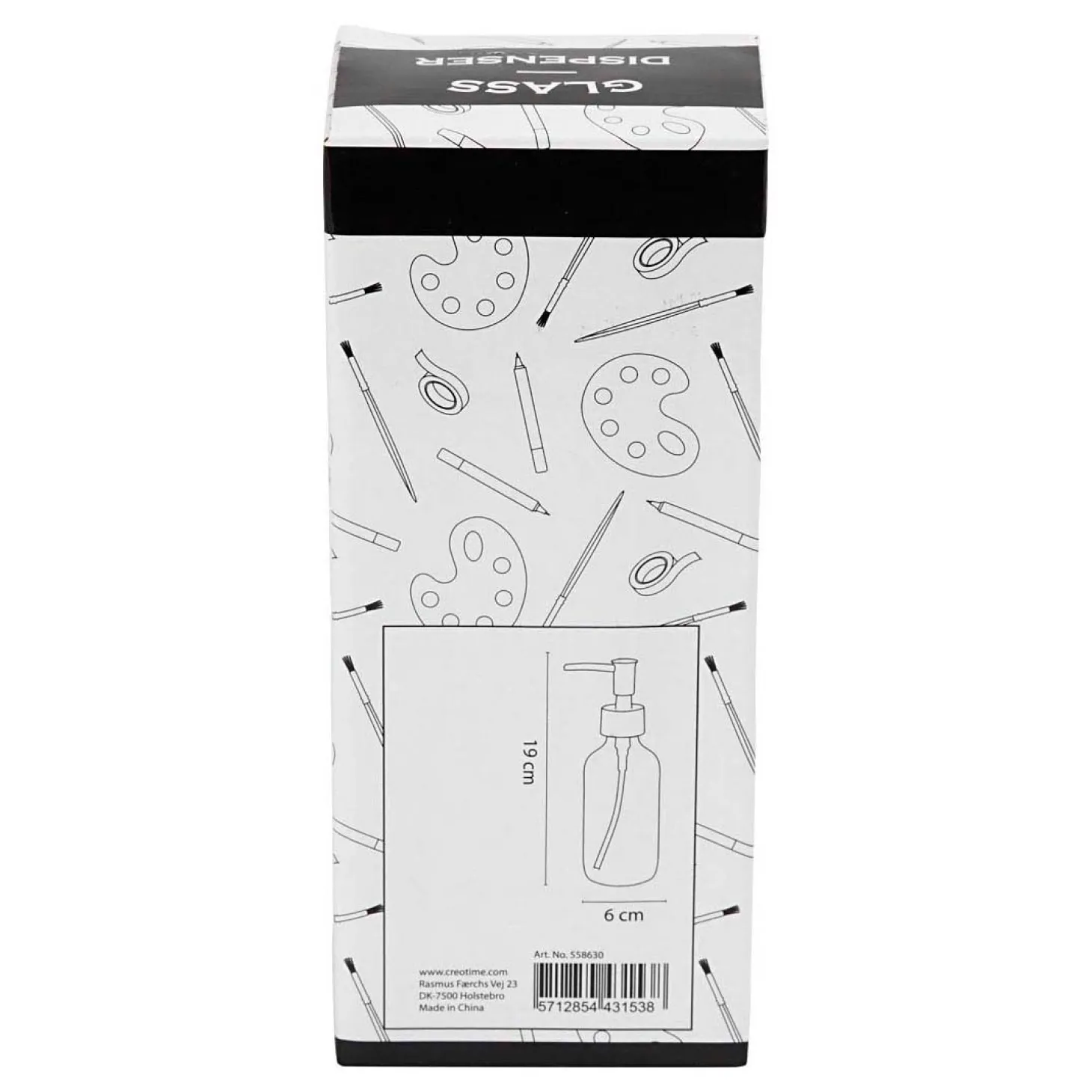 Glazen Zeeppomp - 230ml.