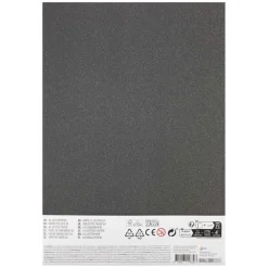 Glitter Papier A4, 8 Vellen en 8 Kleuren