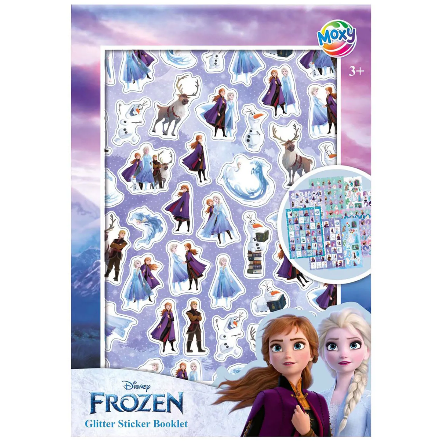 Glitter Stickerboek A5 - Frozen