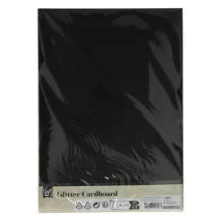 Glitterkarton A4, 10 vellen