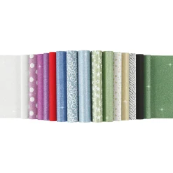 Glitterpapier Blok A4 150gr, 30 Vellen