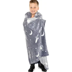 Glow in the Dark Deken Space, 100x150cm