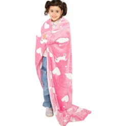 Glow in the Dark Deken Unicorn, 100x150cm