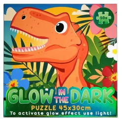 Glow in the Dark Puzzel Dino - 50st.