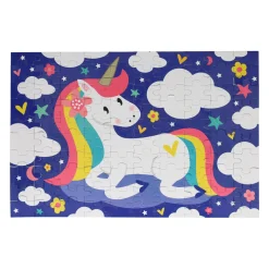 Glow in the Dark Puzzel Unicorn, 100st.