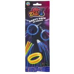 Glow in The Dark Sticks Party Pack, 30dlg.