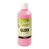 Glow in the Dark Verf - Lichtrood, 250ml