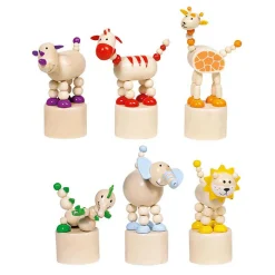 Goki Druk en Schud Wilde Dieren Figuur