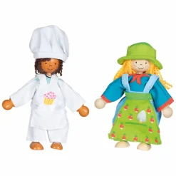 Goki Flexibele Poppen Fynja & Fabio, 6 Outfits