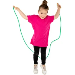 Goki Groen Springtouw met Hout