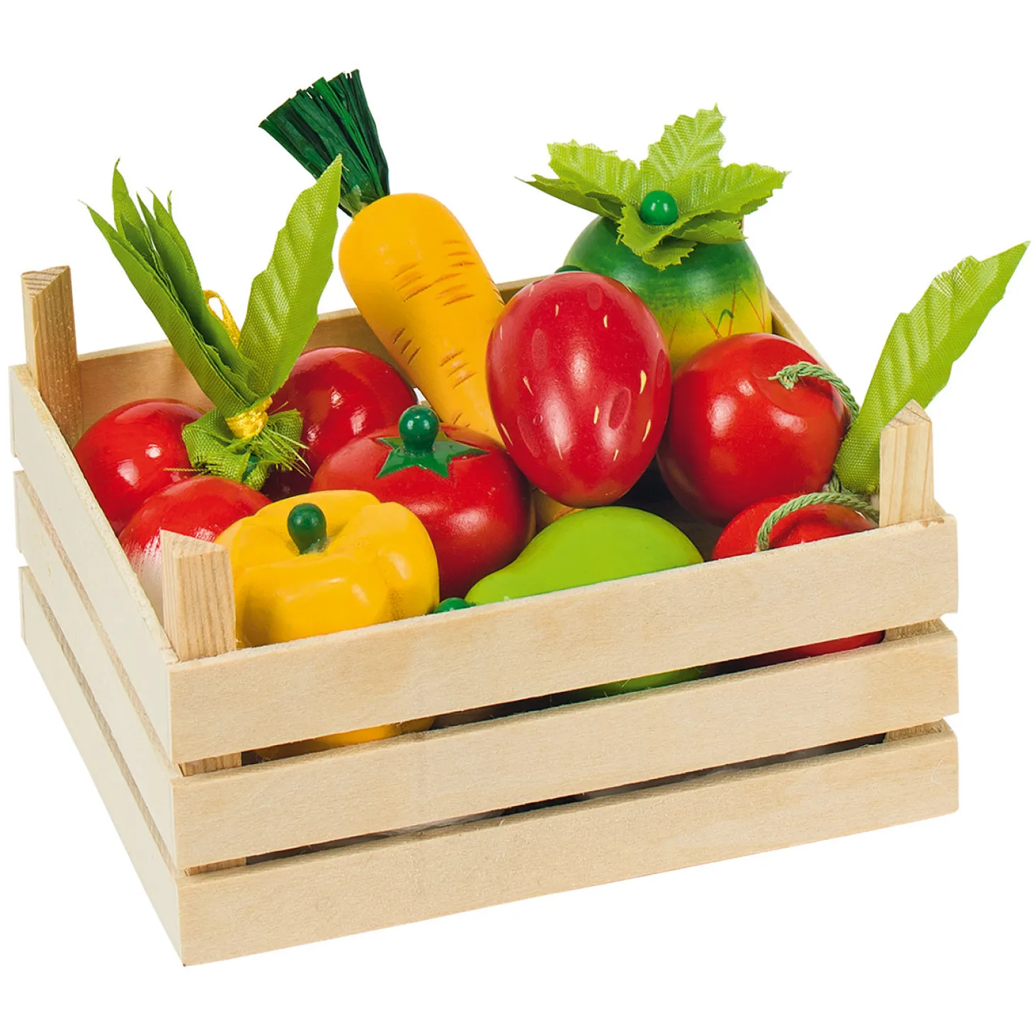 Goki Groenten en Fruit in Kist, 10dlg.