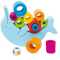 Goki Houten Balansspel - Dolfijn