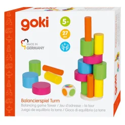 Goki Houten Balansspel Toren, 27dlg.
