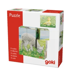 Goki Houten Blokpuzzel Boerderij