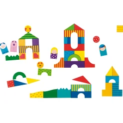 Goki Houten Boerderij Puzzel, 43dlg.