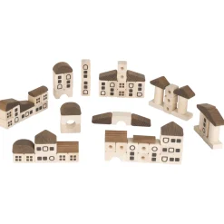 Goki Houten Bouwblokken Stad, 70dlg.