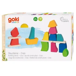 Goki Houten Bouwstenen Creo, 14dlg.