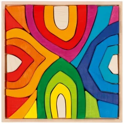 Goki Houten Bouwstenen Vier Seizoenen, 25dlg.