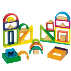 Goki Houten Bouwvormen Fantasie, 38dlg