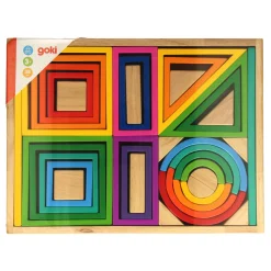 Goki Houten Bouwvormen Fantasie, 38dlg