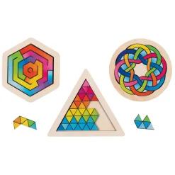 Goki Houten Breinbreker Puzzel, per stuk