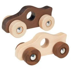 Goki Houten Duwfiguur Raceauto