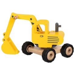 Goki Houten Graafmachine Geel