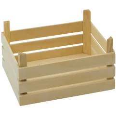 Goki Houten Groente- en Fruitkist, set van 3