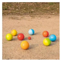Goki Houten Jeu de Boules Spel met Katoenen Zak, 9dlg.