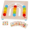 Goki Houten Kleur Sorteerbord Regenboog, 7dlg.