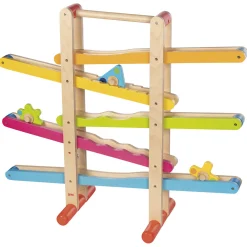 Goki Houten Knikkerbaan met Figuren