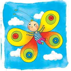 Goki Houten Lagenpuzzel - Vlinder