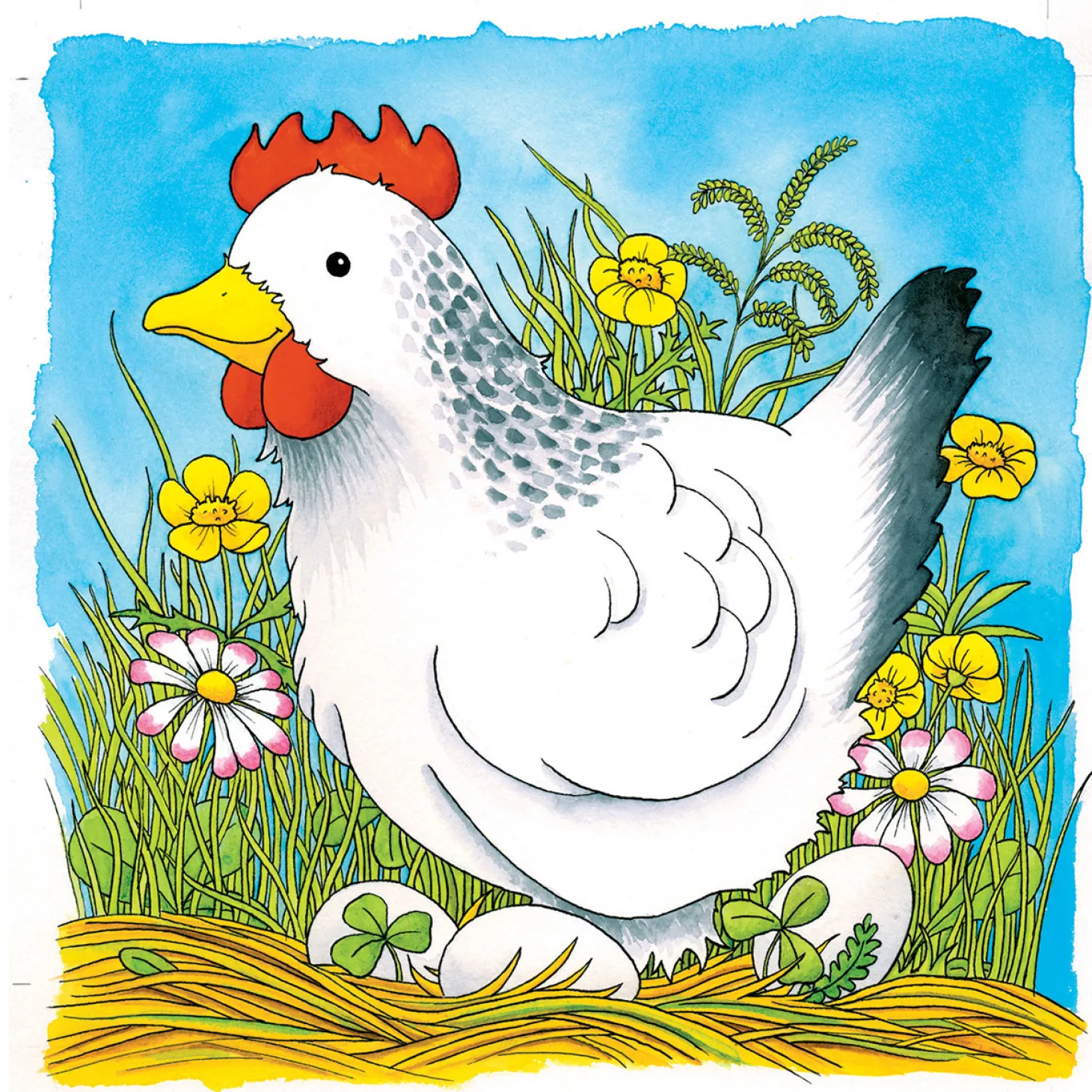 Goki Houten Lagenpuzzel - Kip