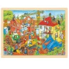 Goki Houten Legpuzzel - Bouwplaats, 96st.