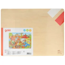 Goki Houten Legpuzzel - Bouwplaats, 96st.
