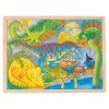 Goki Houten Legpuzzel - Dino's, 48st.