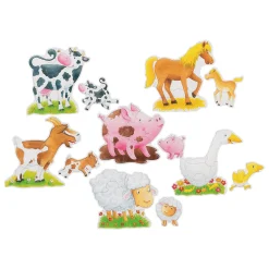 Goki Houten Legpuzzel Boerderijdieren, 25st.