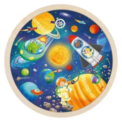 Goki Houten Legpuzzel Rond Ruimtevaart, 57st.
