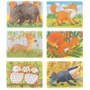 Goki Houten Mini Puzzel Bosdier, 24st.