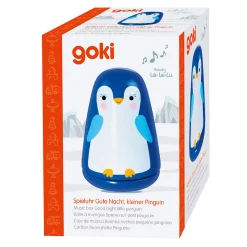 Goki Houten Muziekdoos Kleine Pinguin Goede Nacht