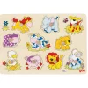 Goki Houten Noppenpuzzel Dieren Baby