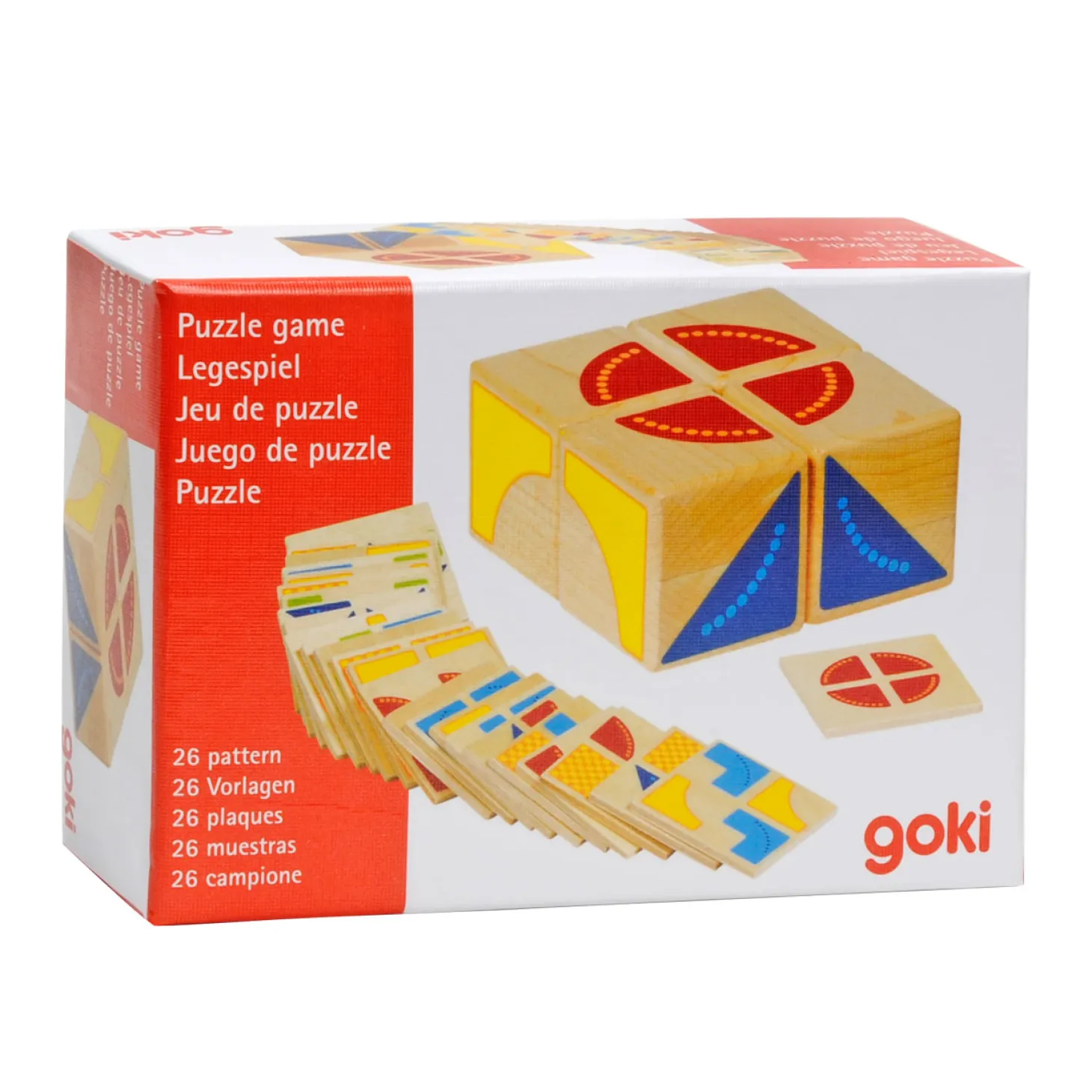 Goki Houten Patronenspel Kubus