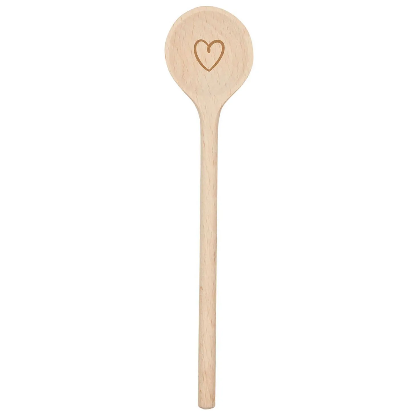 Goki Houten Pollepel Hart, 20cm