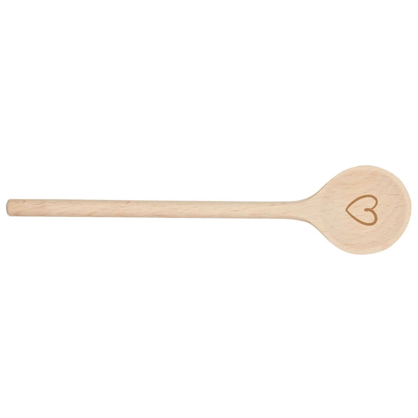 Goki Houten Pollepel Hart, 20cm