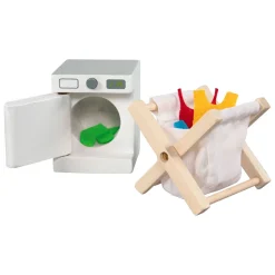 Goki Houten Poppenhuis Meubels Wasruimte Accessoires