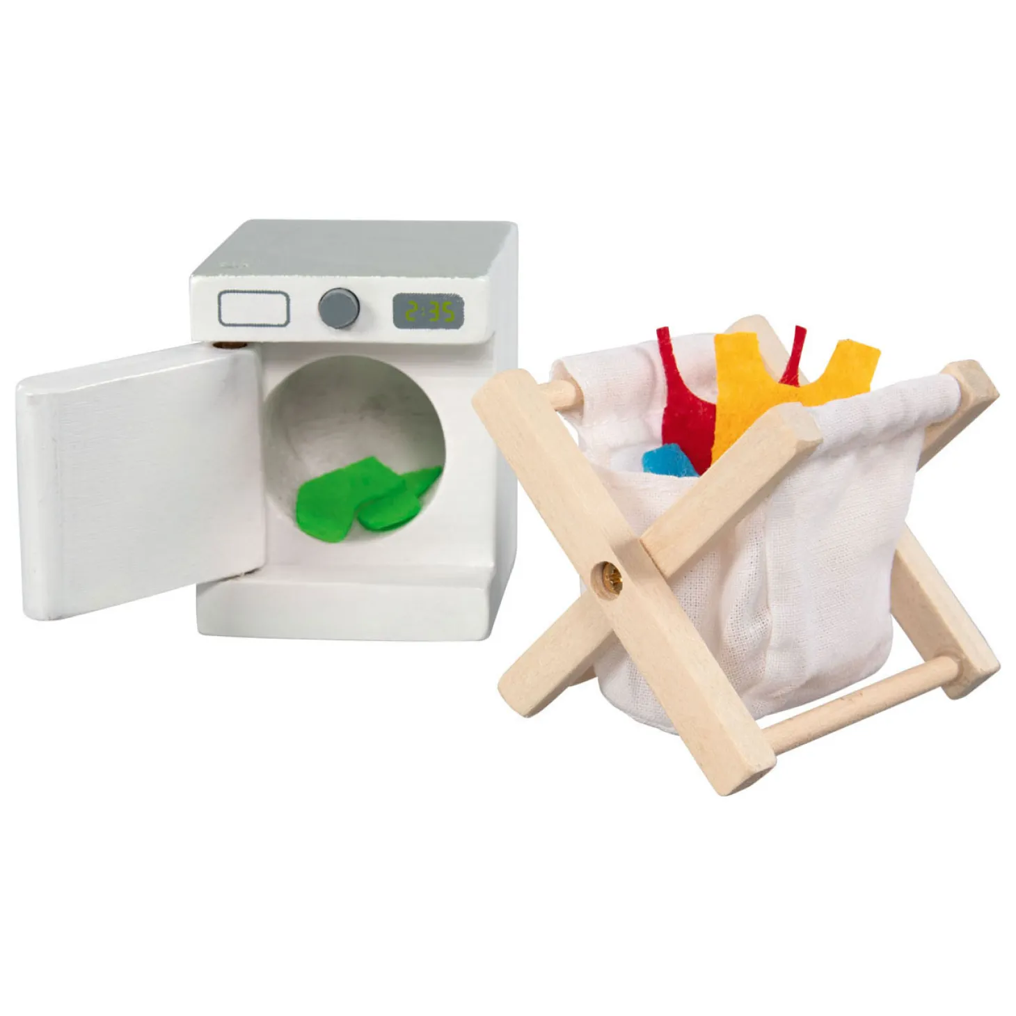 Goki Houten Poppenhuis Meubels Wasruimte Accessoires