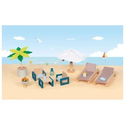 Goki Houten Poppenhuis Tuinmeubelset Mallorca