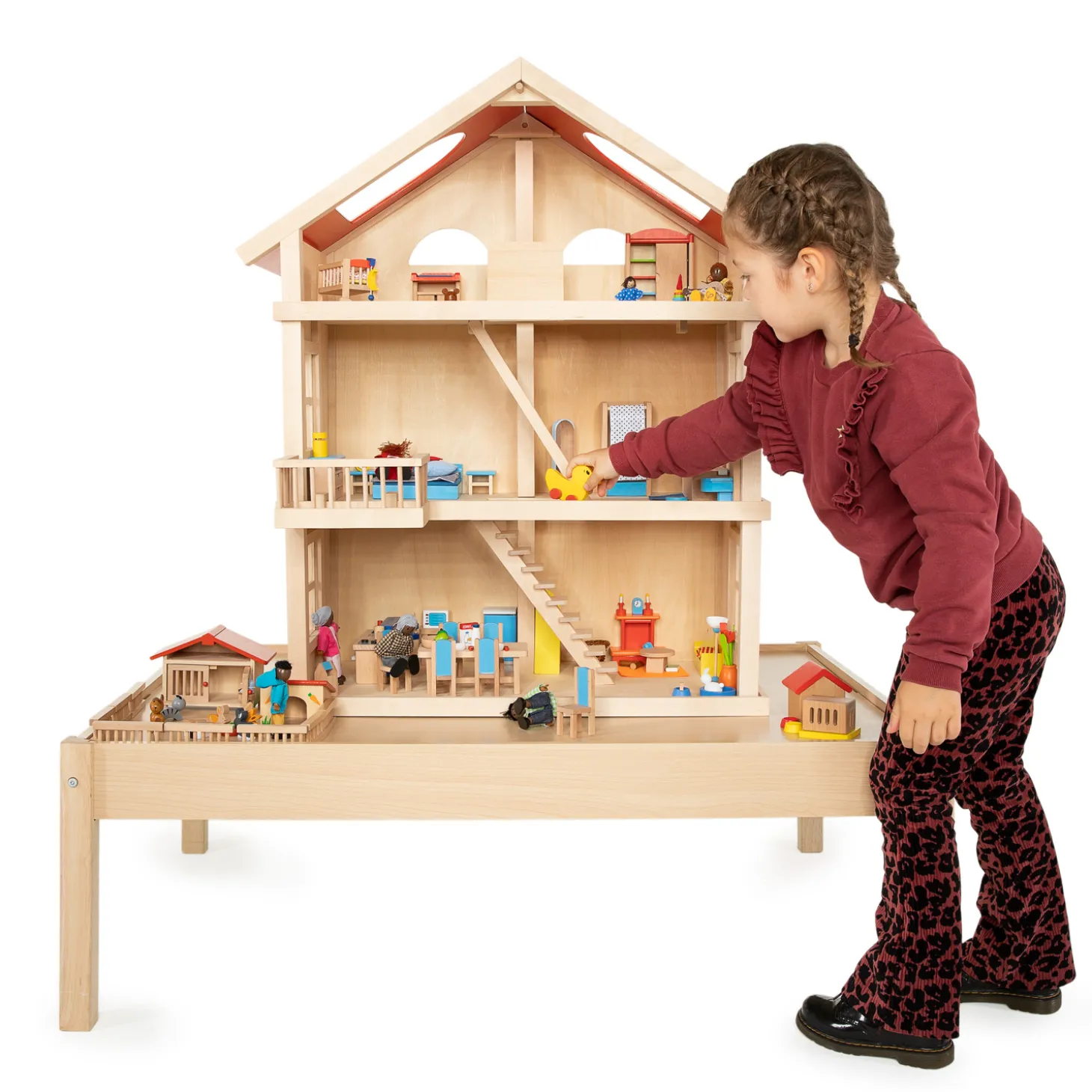 Goki Houten Poppenhuis XL